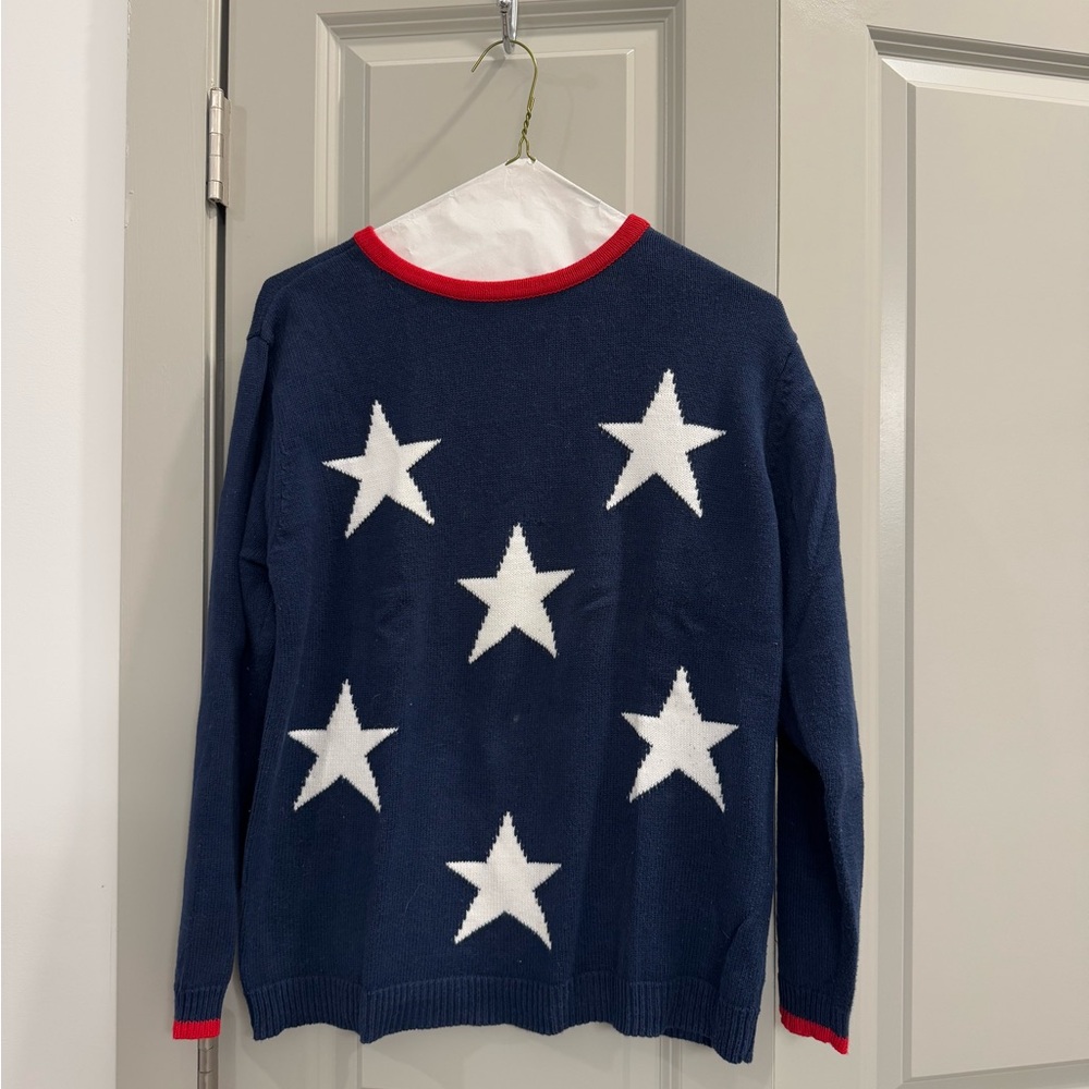 Vintage 100% Cotton Patriotic Sweater